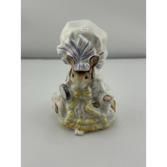 Vintage Beatrix Potter Beswick "Lady Mouse" Porcelain Figurine F. Warne Co. - Picture 2 of 10